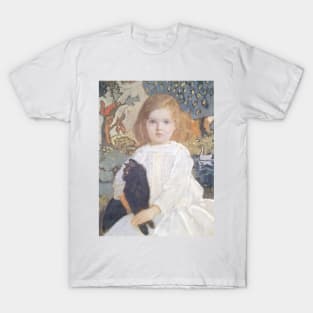 Baba and Billy (portrait of the artist's daughter, Vivian), 1920 by John Duncan T-Shirt